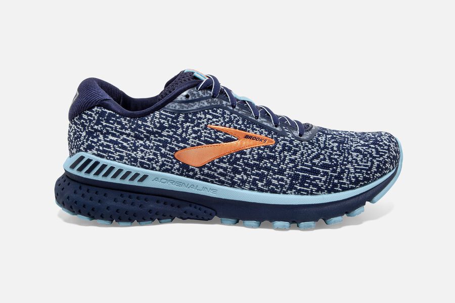 Zapatillas Running Brooks Adrenaline GTS 20 Mujer Azul Marino/Azules Claro/Cobra Baratas LQNY32106